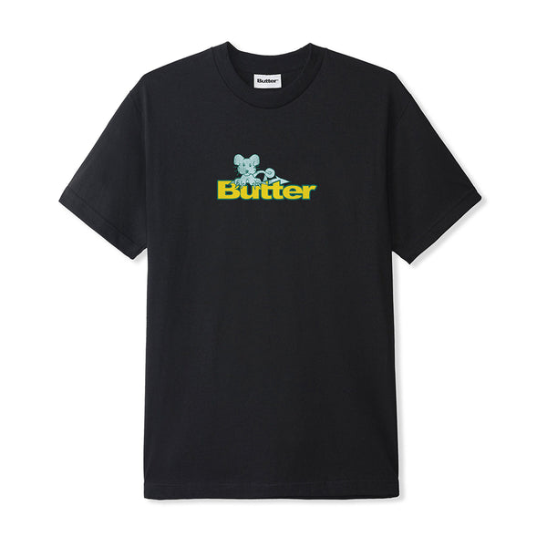 Butter Rat Logo T-Shirt - Black - Streetart.fr